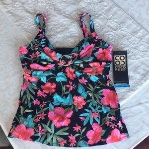 Coco Reef new tankini top. 36 D or C